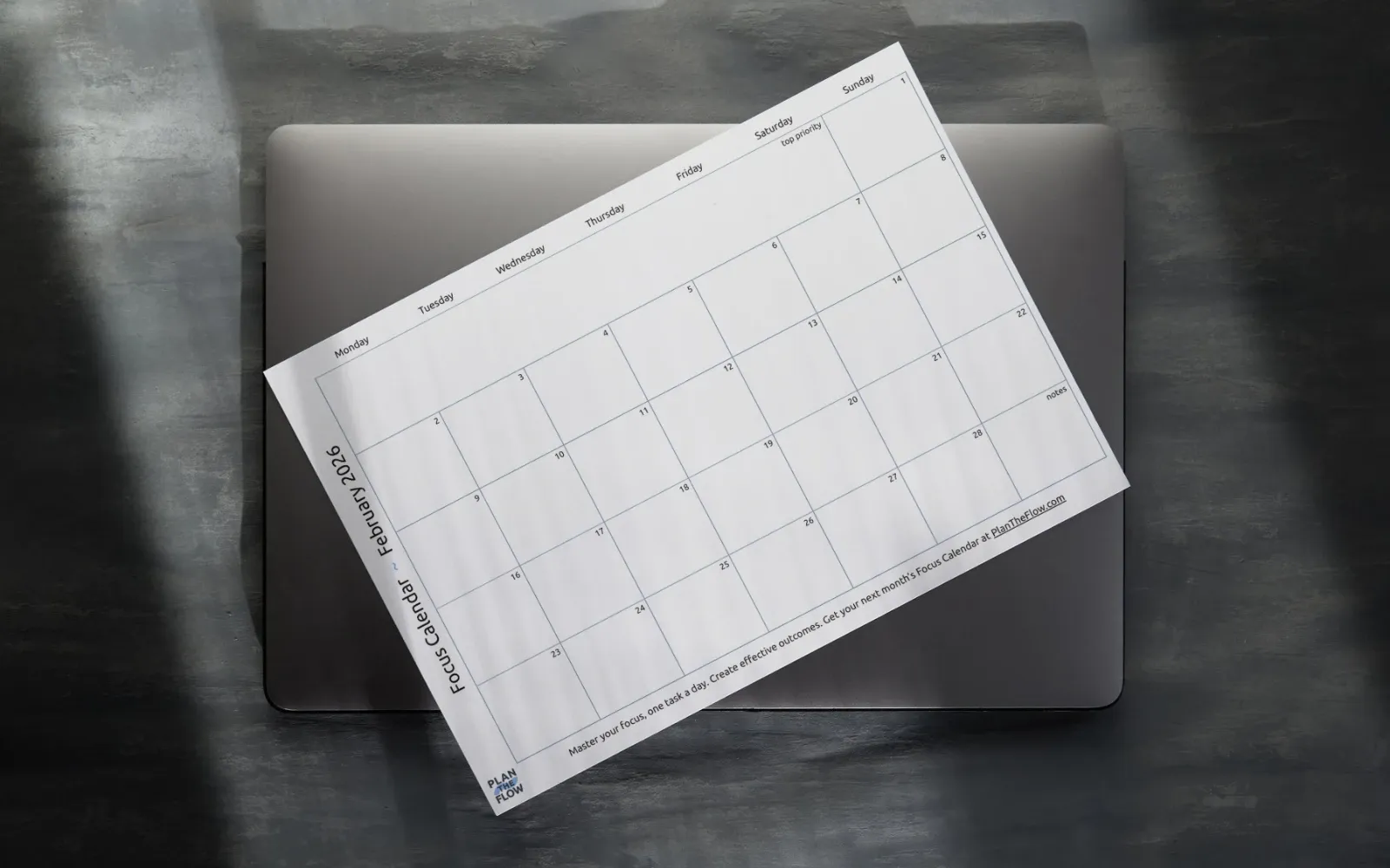 Focus Calendar Preview